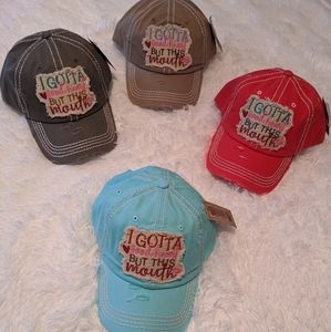 I got a good heart but this mouth, hat